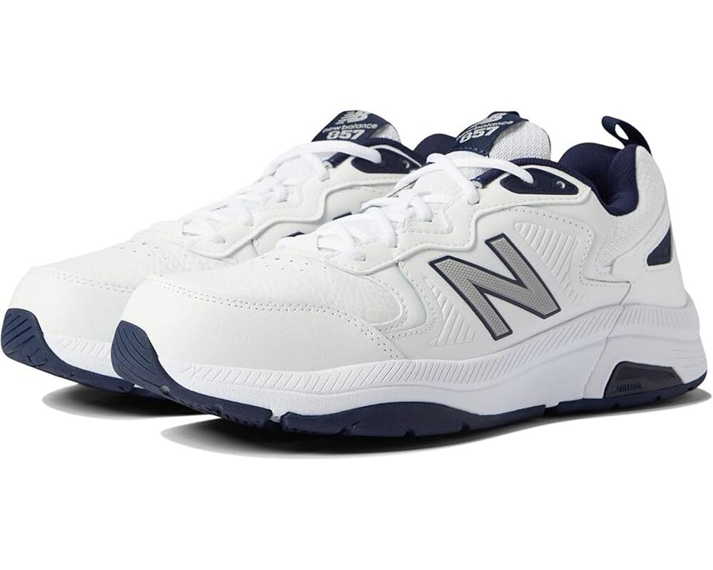 New Balance Mens 857v3 Athletic Shoes Size 7.5 XW 4E White Navy Blue NIB